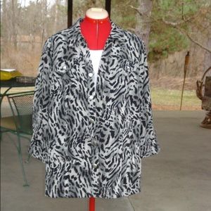 JM collection Zebra print jacket
